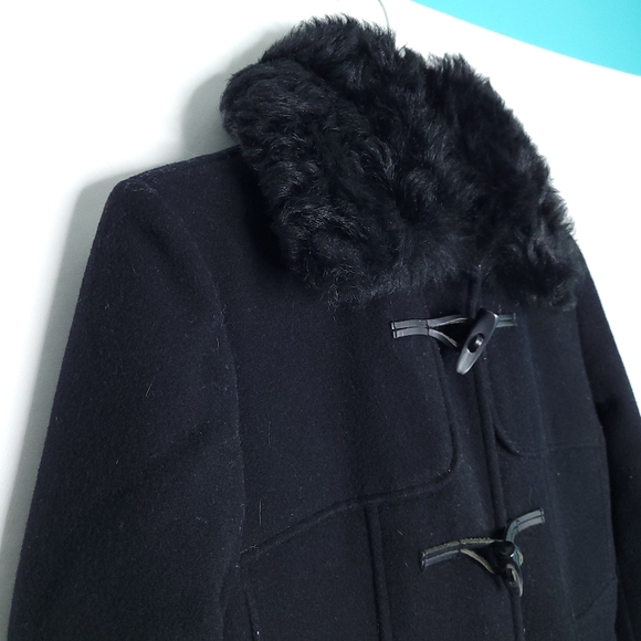 BANANA REPUBLIC Women's Wool Coat With Detachable Collar XS - Picture 5 of 15